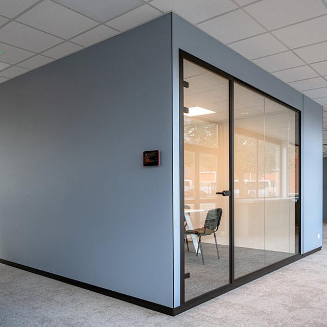 Clicwall wall panels in office